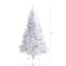 6ft. Pre-Lit White Artificial Christmas Tree, Clear LED Lights